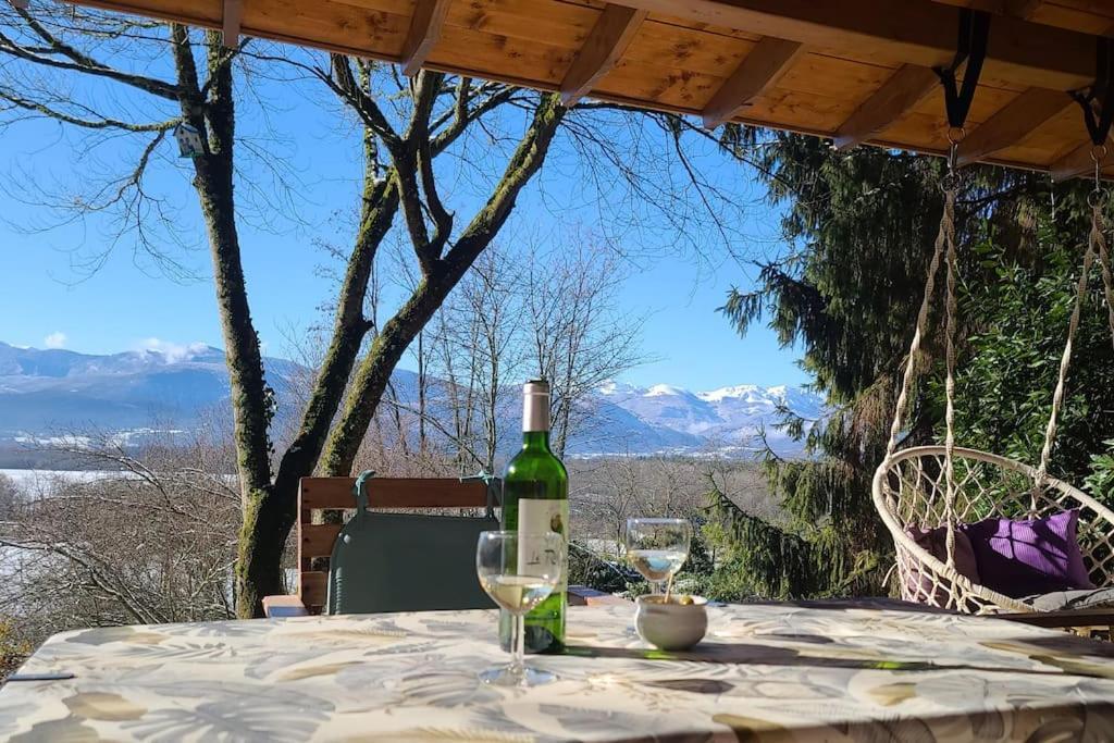 Cabane Dans Les Bois Avec Vue Sur Les Pyrenees Saint-Laurent-de-Neste Exteriér fotografie