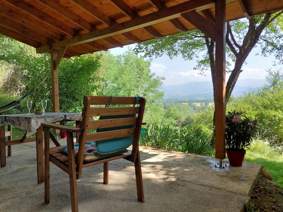 Cabane Dans Les Bois Avec Vue Sur Les Pyrenees Saint-Laurent-de-Neste Exteriér fotografie
