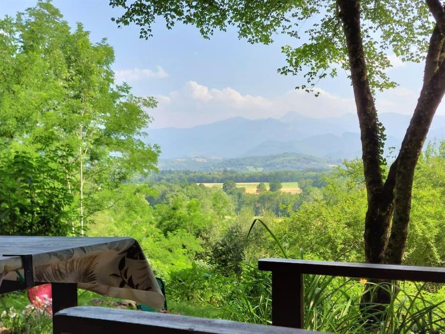 Cabane Dans Les Bois Avec Vue Sur Les Pyrenees Saint-Laurent-de-Neste Exteriér fotografie